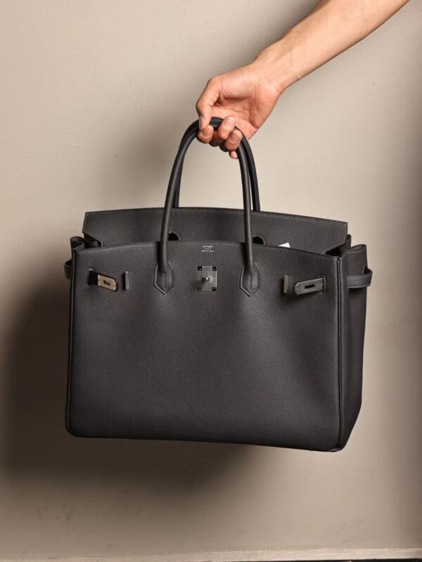 GPC Mode Hermes Birkin 40CM Togo Leather CK85 Ardoise Silver Hardware