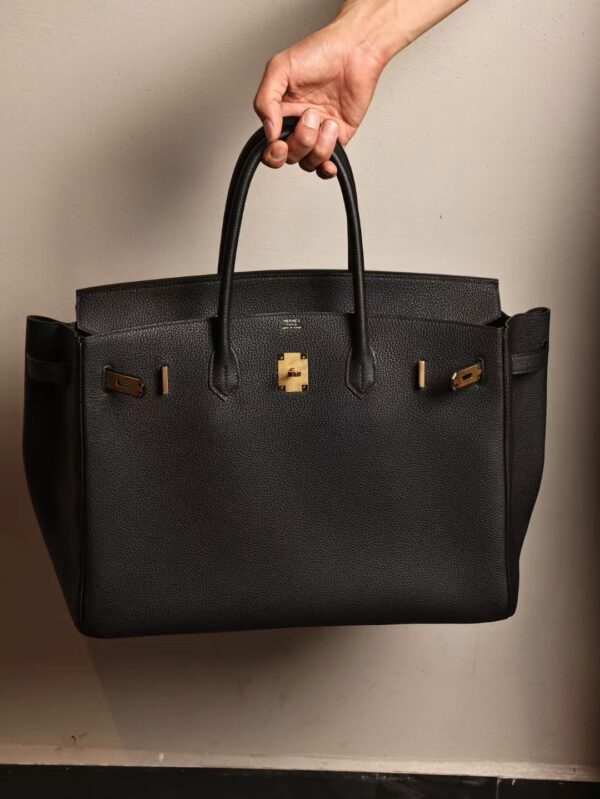 GPC Mode Hermes Birkin 40CM Togo Leather CK89 Noir Gold Hardware