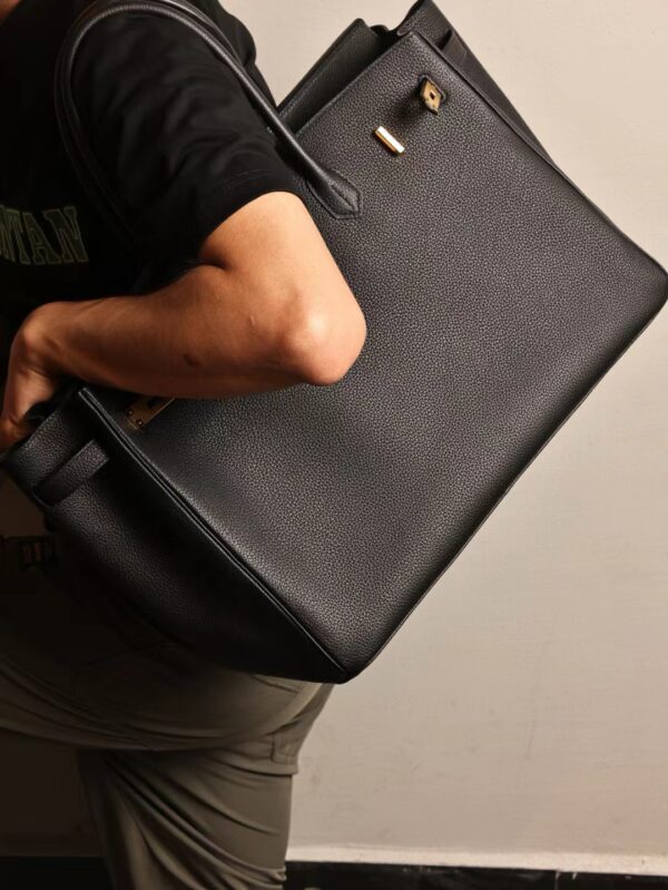 GPC Mode Hermes Birkin 40CM Togo Leather CK89 Noir Gold Hardware
