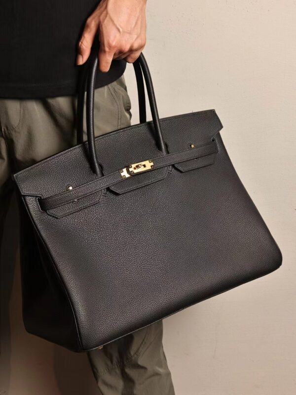 GPC Mode Hermes Birkin 40CM Togo Leather CK89 Noir Gold Hardware
