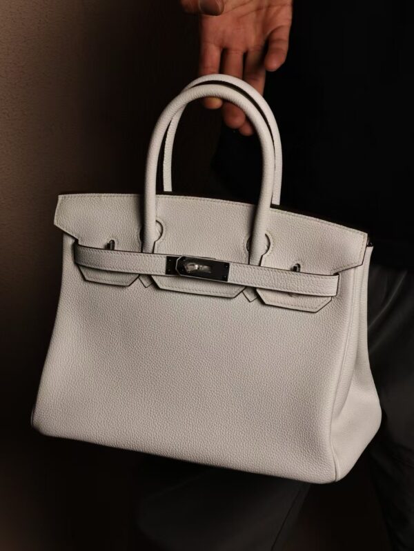 GPC Mode 01 Blanc Togo Leather Birkin 30CM PHW