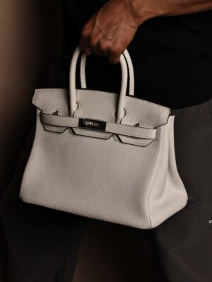GPC Mode 01 Blanc Togo Leather Birkin 30CM PHW