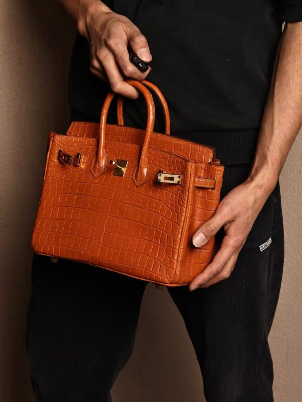 GPC Mode Birkin 25CM CC37 Gold Matte Niloticus Crocodile GHW