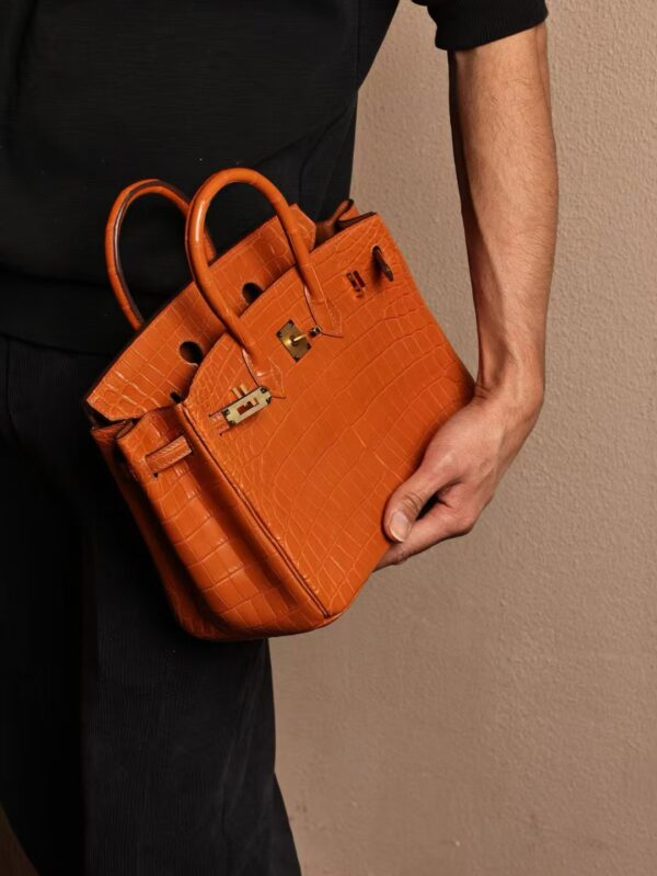 GPC Mode Birkin 25CM CC37 Gold Matte Niloticus Crocodile GHW