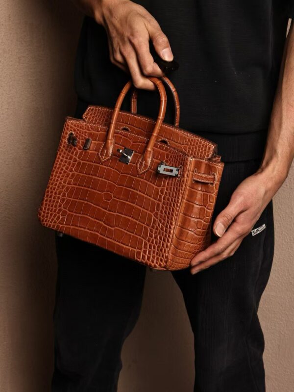 GPC Mode Birkin 25CM Matte Alligator Crocodile CK34 Fauve PHW
