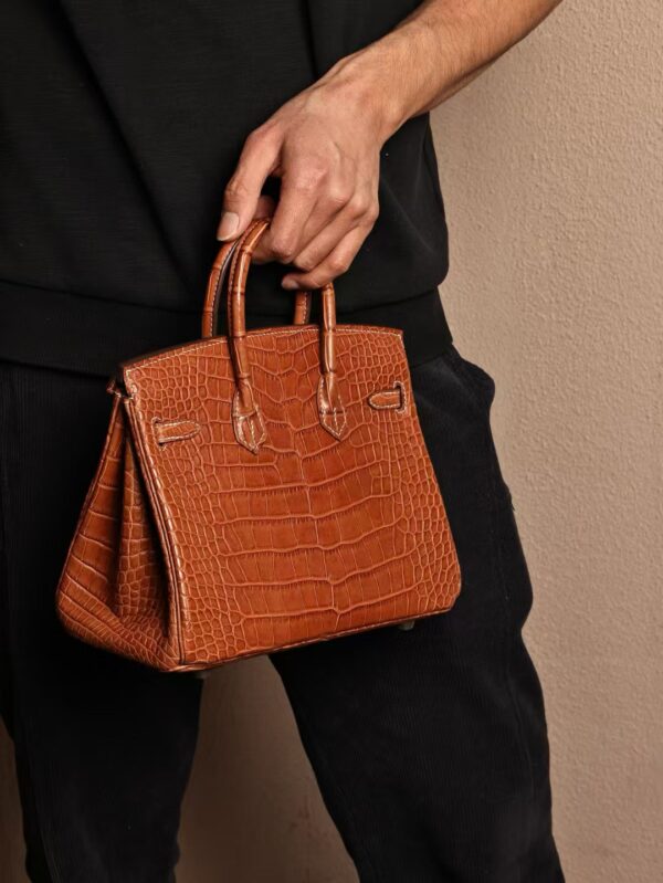 GPC Mode Birkin 25CM Matte Alligator Crocodile CK34 Fauve PHW