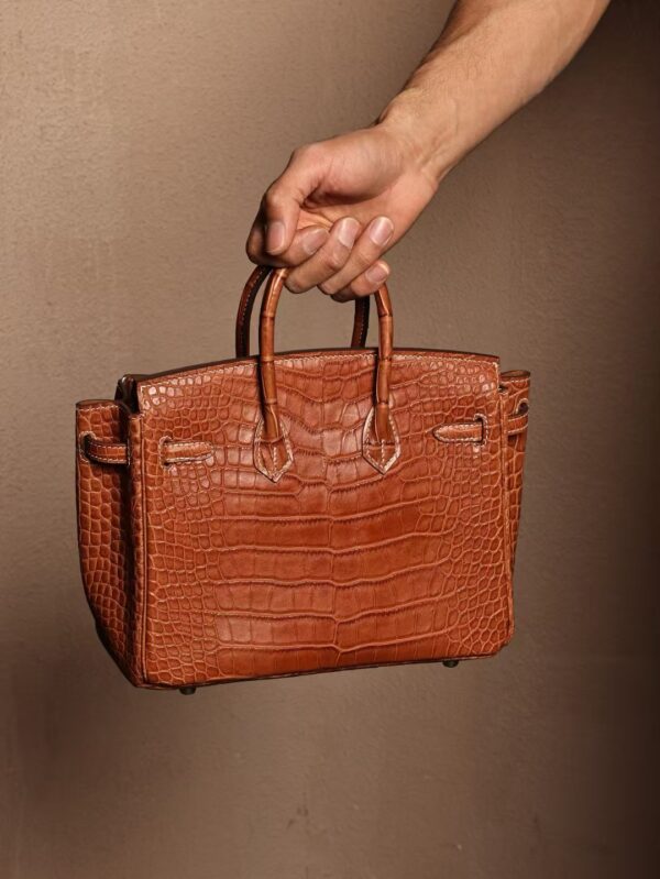 GPC Mode Birkin 25CM Matte Alligator Crocodile CK34 Fauve PHW