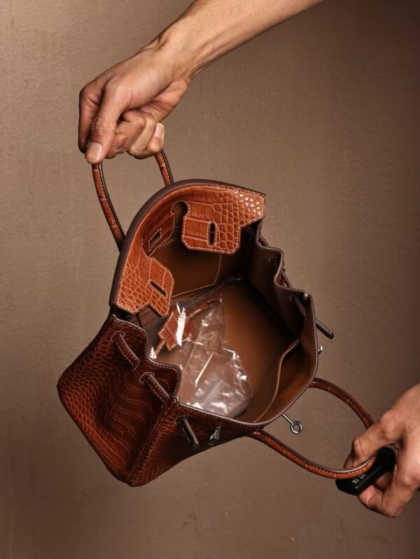 GPC Mode Birkin 25CM Matte Alligator Crocodile CK34 Fauve PHW