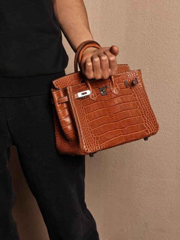 GPC Mode Birkin 25CM Matte Alligator Crocodile CK34 Fauve PHW