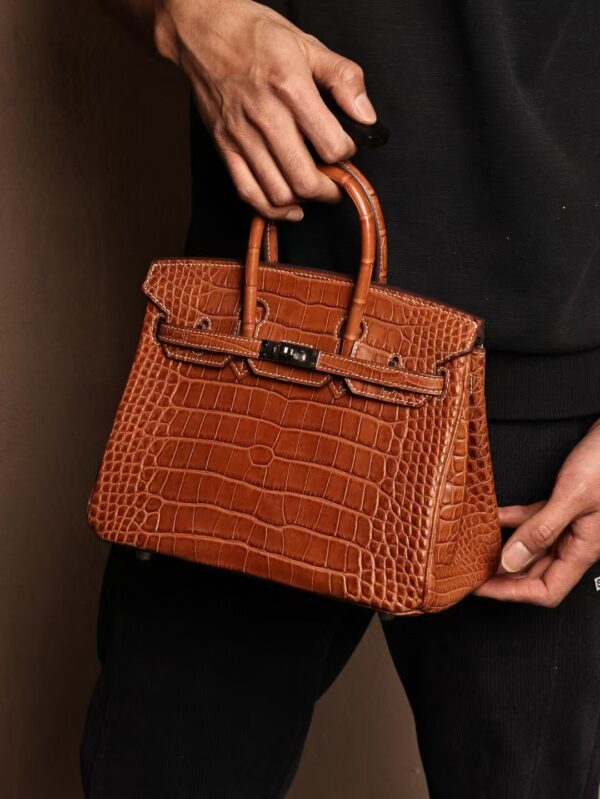 GPC Mode Birkin 25CM Matte Alligator Crocodile CK34 Fauve PHW