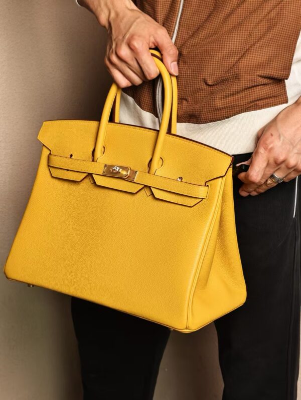GPC Mode Birkin 35CM Bag 9D Amber Togo Leather GHW