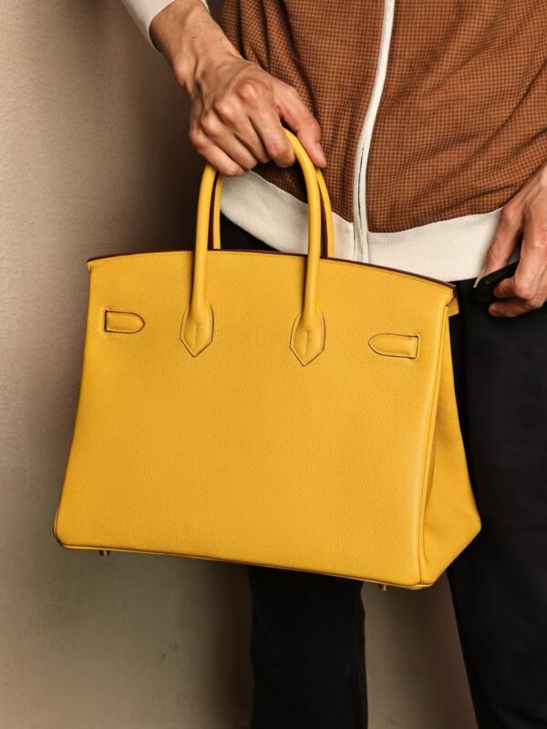 GPC Mode Birkin 35CM Bag 9D Amber Togo Leather GHW