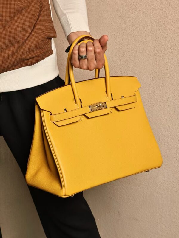 GPC Mode Birkin 35CM Bag 9D Amber Togo Leather GHW