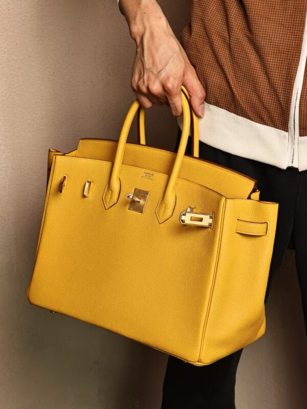 GPC Mode Birkin 35CM Bag 9D Amber Togo Leather GHW