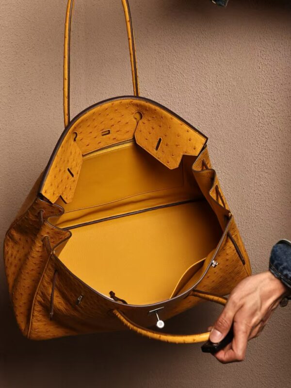 GPC Mode Birkin 45CM KK Ostrich Leather 9D Amber PHW