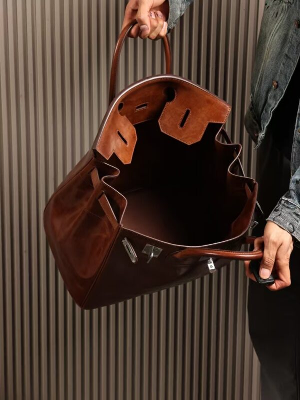 GPC Mode Birkin Hac 40CM Men’s Bag Cordova Leather CK28 Caramel PHW