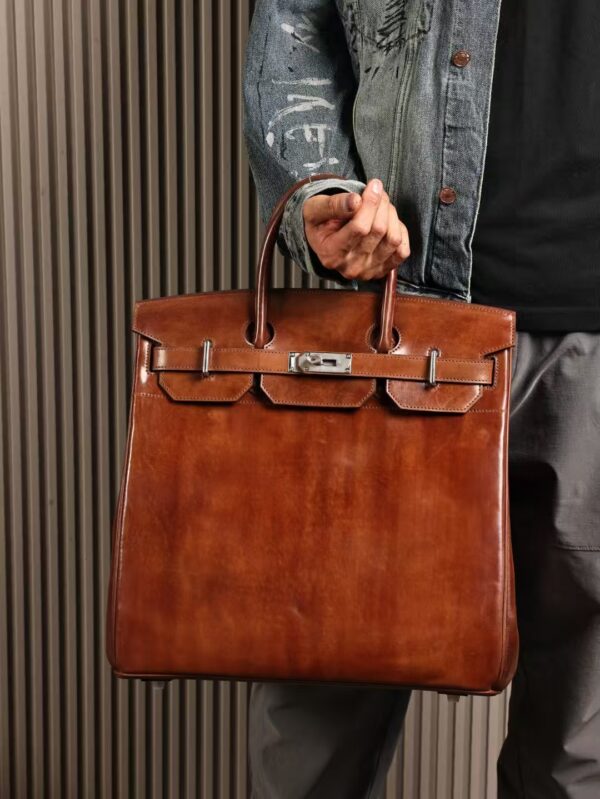 GPC Mode Birkin Hac 40CM Men’s Bag Cordova Leather CK28 Caramel PHW