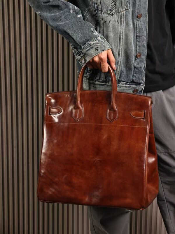 GPC Mode Birkin Hac 40CM Men’s Bag Cordova Leather CK28 Caramel PHW