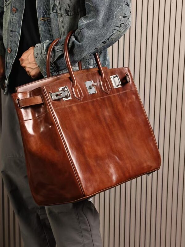 GPC Mode Birkin Hac 40CM Men’s Bag Cordova Leather CK28 Caramel PHW