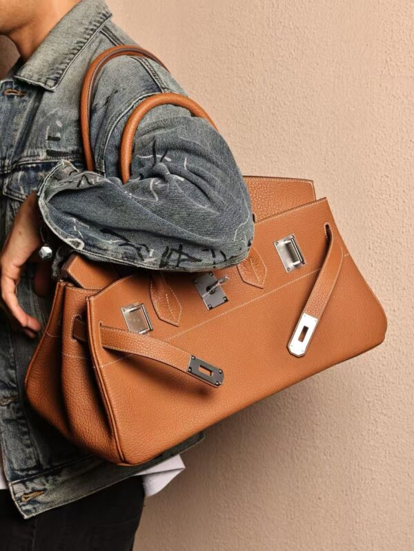 GPC Mode Birkin Shoulder HAC 42CM CC37 Gold Fjord Leather PHW