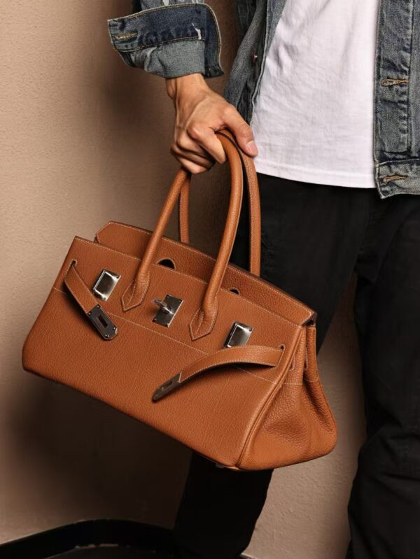 GPC Mode Birkin Shoulder HAC 42CM CC37 Gold Fjord Leather PHW