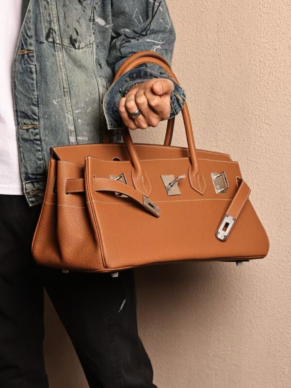 GPC Mode Birkin Shoulder HAC 42CM CC37 Gold Fjord Leather PHW