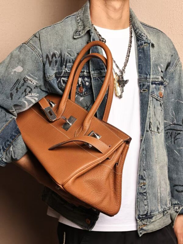 GPC Mode Birkin Shoulder HAC 42CM CC37 Gold Fjord Leather PHW