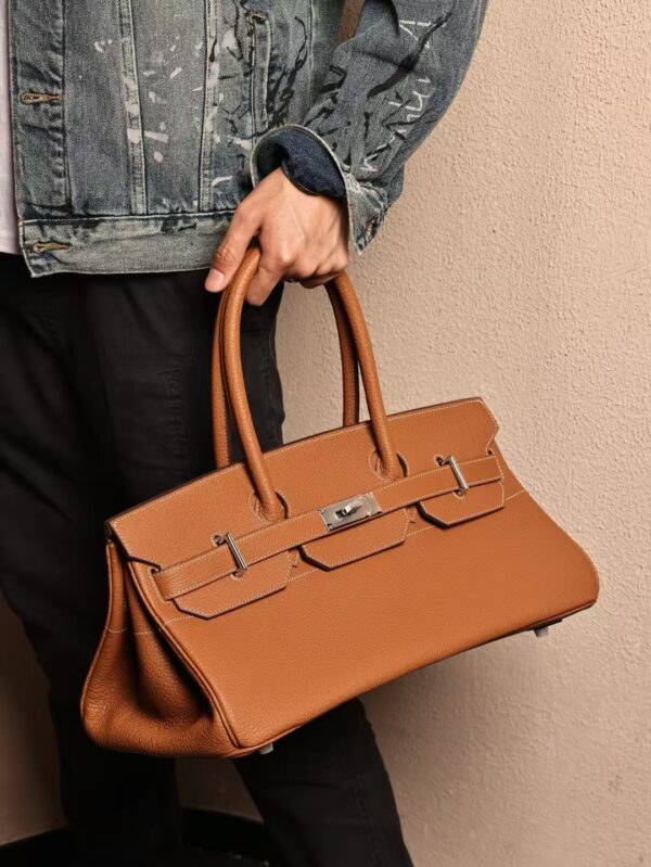 GPC Mode Birkin Shoulder HAC 42CM CC37 Gold Fjord Leather PHW