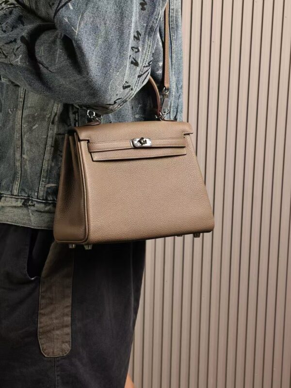 GPC Mode CK18 Etoupe Togo Leather Kelly 25CM PHW