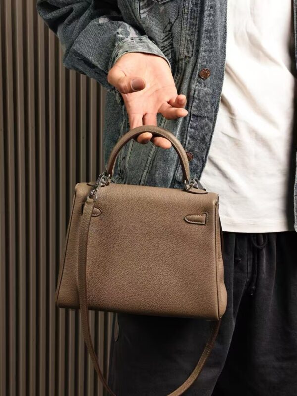 GPC Mode CK18 Etoupe Togo Leather Kelly 25CM PHW