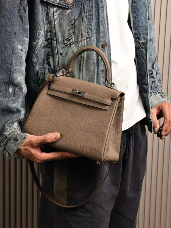 GPC Mode CK18 Etoupe Togo Leather Kelly 25CM PHW