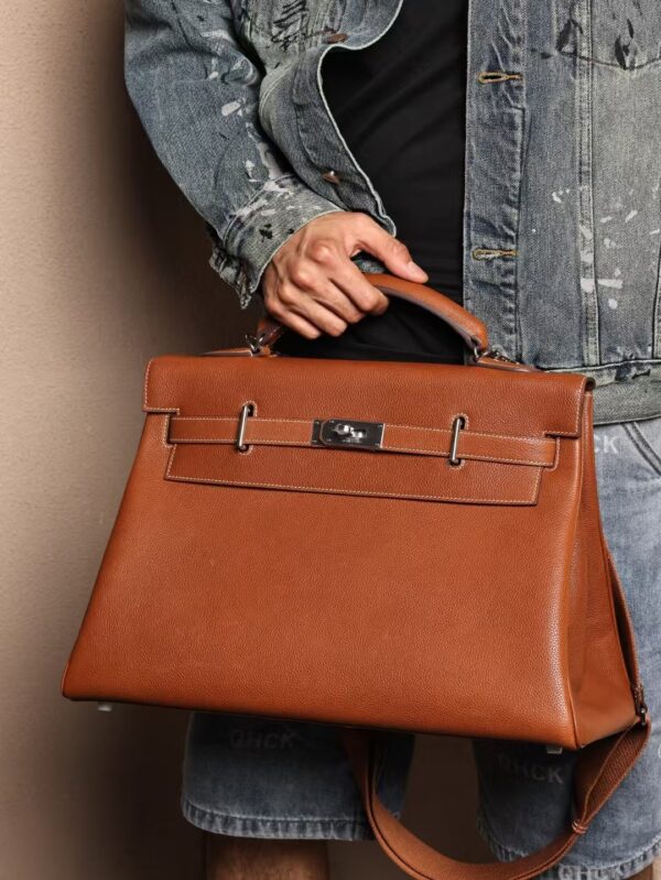 GPC Mode CK37 Gold Barenia Faubourg Kelly Maxi 42CM SHW