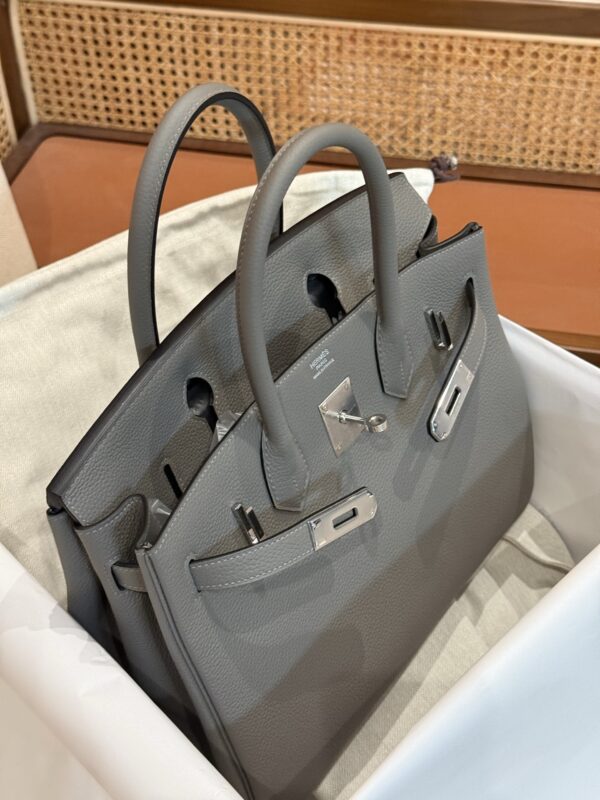 GPC Mode Birkin 30CM Togo Leather 0L Gris Meyer PHW