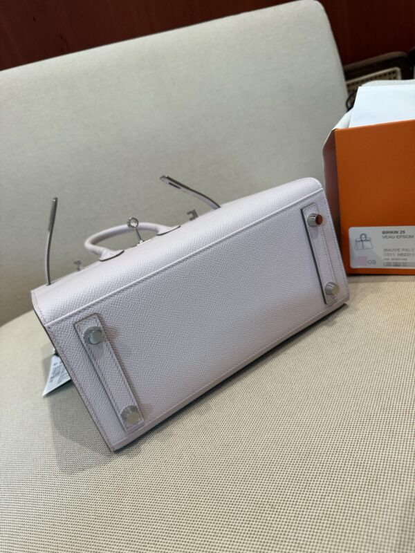 GPC Mode Birkin Sellier 25CM Epsom Leather 09 Mauve Pale PHW