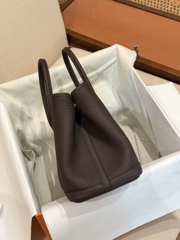 GPC Mode Garden Party 30CM Women’s Tote Bag Togo Leather CK46 Ebene PHW