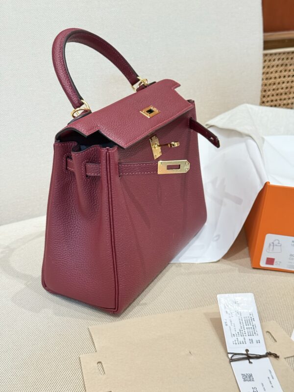 GPC Mode Kelly 25CM CC57 Bordeaux Togo Leather GHW