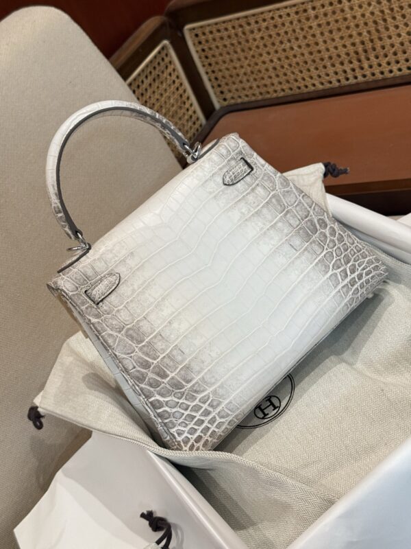 GPC Mode Kelly 25CM Himalaya Luxury Women’s Bag Niloticus Crocodile PHW