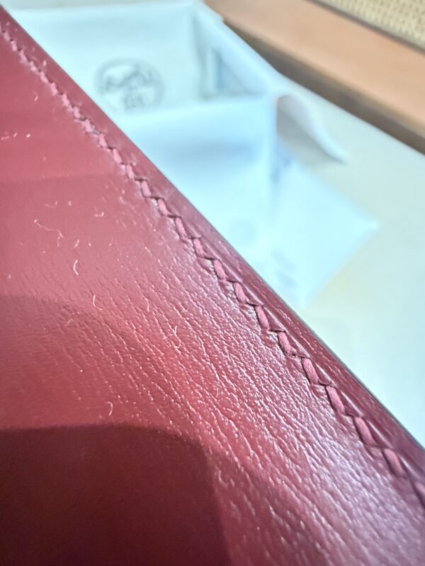 GPC Mode Mini Kelly 19CM Women’s Clutch Bag Box Leather CC55 Rouge H GHW