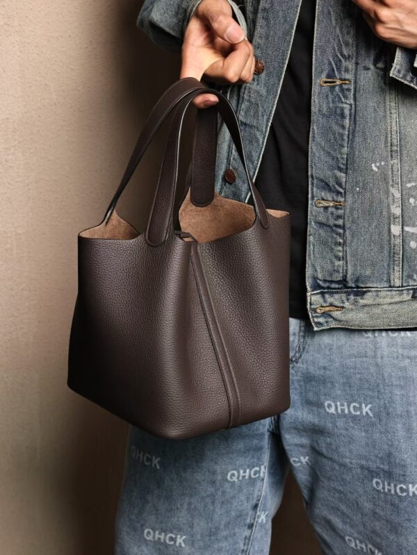 GPC Mode Picotin 22CM TC Leather CK46 Ebene PHW UK London