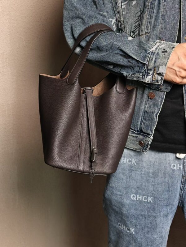 GPC Mode Picotin 22CM TC Leather CK46 Ebene PHW UK London