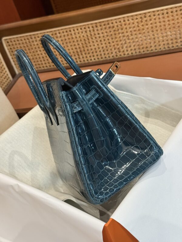 GPC Mode Shiny Niloticus Crocodile Birkin 25CM 1P Colvert GHW