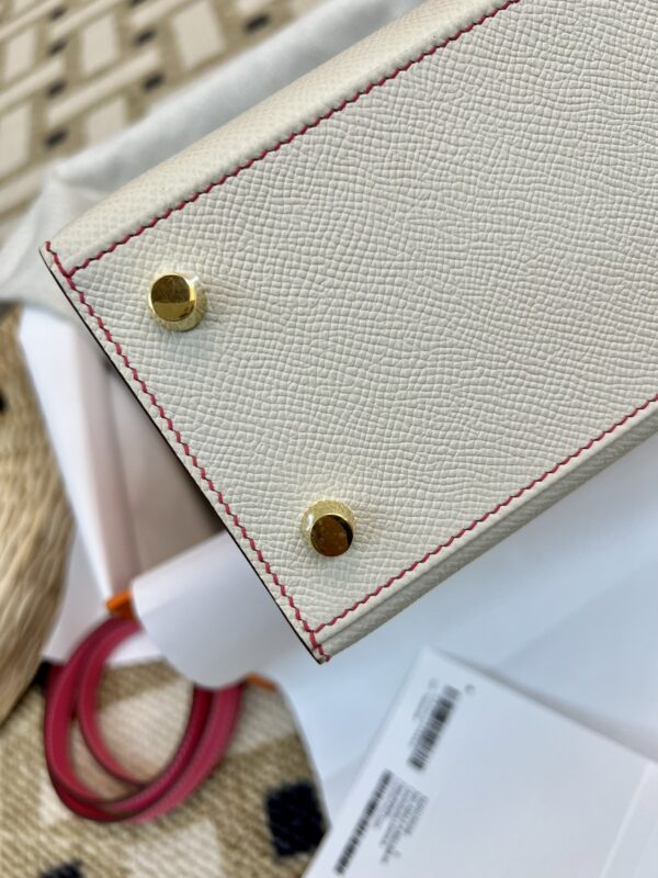 GPCMode Kelly Sellier 25CM Epsom CK10 Craie / 8W Rose Azalee GHW UAE Dubai