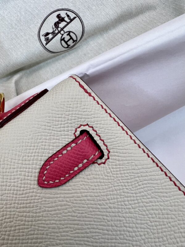 GPCMode Kelly Sellier 25CM Epsom CK10 Craie / 8W Rose Azalee GHW UAE Dubai