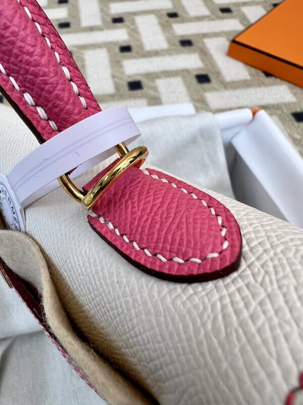 GPCMode Kelly Sellier 25CM Epsom CK10 Craie / 8W Rose Azalee GHW UAE Dubai