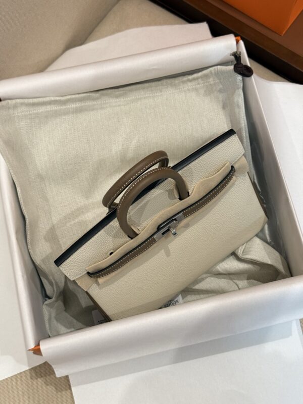 GPC Mode Birkin 25CM CC10 Craie / CC18 Etoupe Togo Leather Special Order PHW