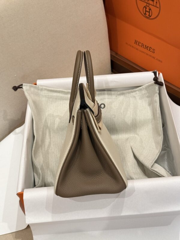 GPC Mode Birkin 25CM CC10 Craie / CC18 Etoupe Togo Leather Special Order PHW