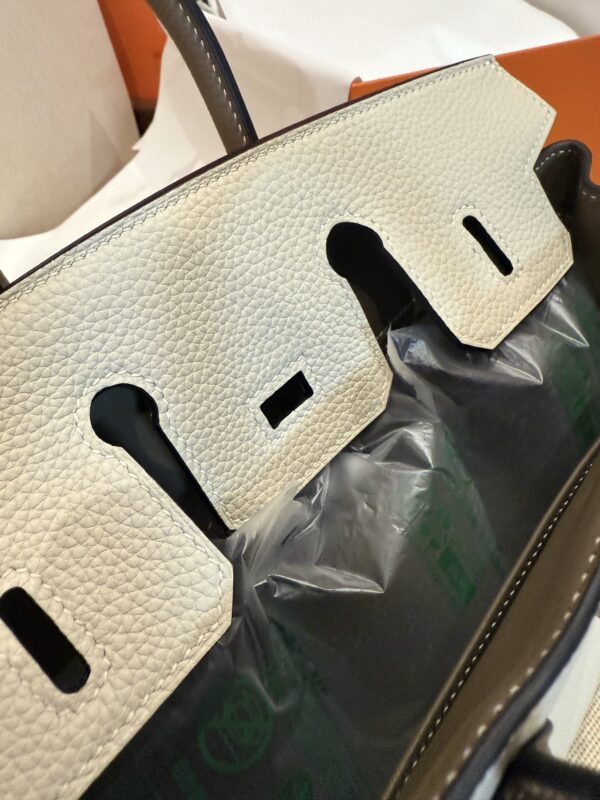 GPC Mode Birkin 25CM CC10 Craie / CC18 Etoupe Togo Leather Special Order PHW