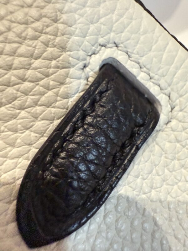 GPC Mode Birkin 25CM CK10 Craie / CC89 Noir Togo Leather Special Order PHW