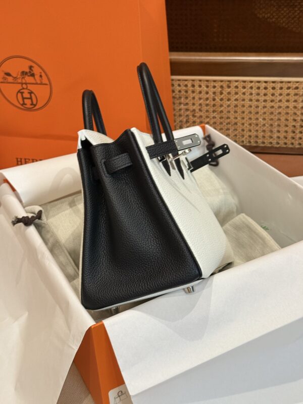 GPC Mode Birkin 25CM CK10 Craie / CC89 Noir Togo Leather Special Order PHW