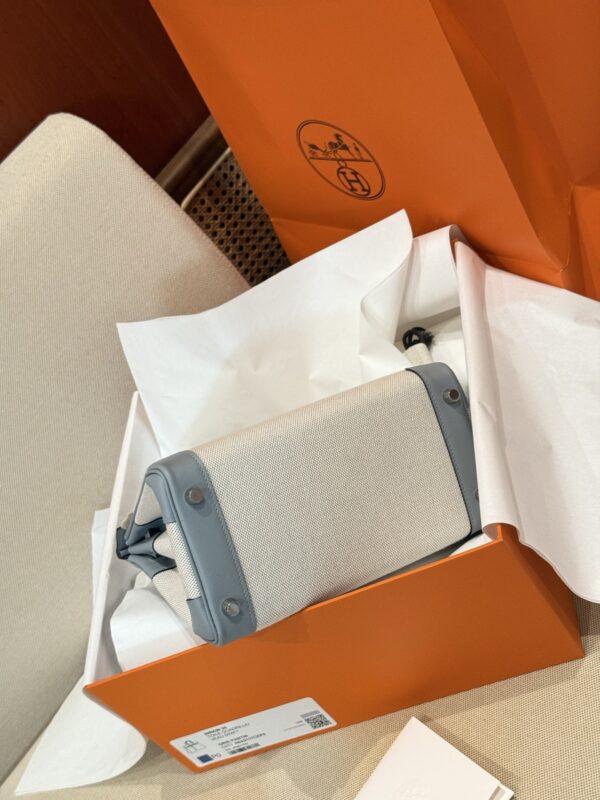 GPC Mode Birkin 25CM P0 Gris Pantin Calf Leather / Canvas PHW New 2025